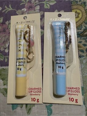 Charmed Lip Gloss - Yellow (Strawberry) & Blue (Blueberry)